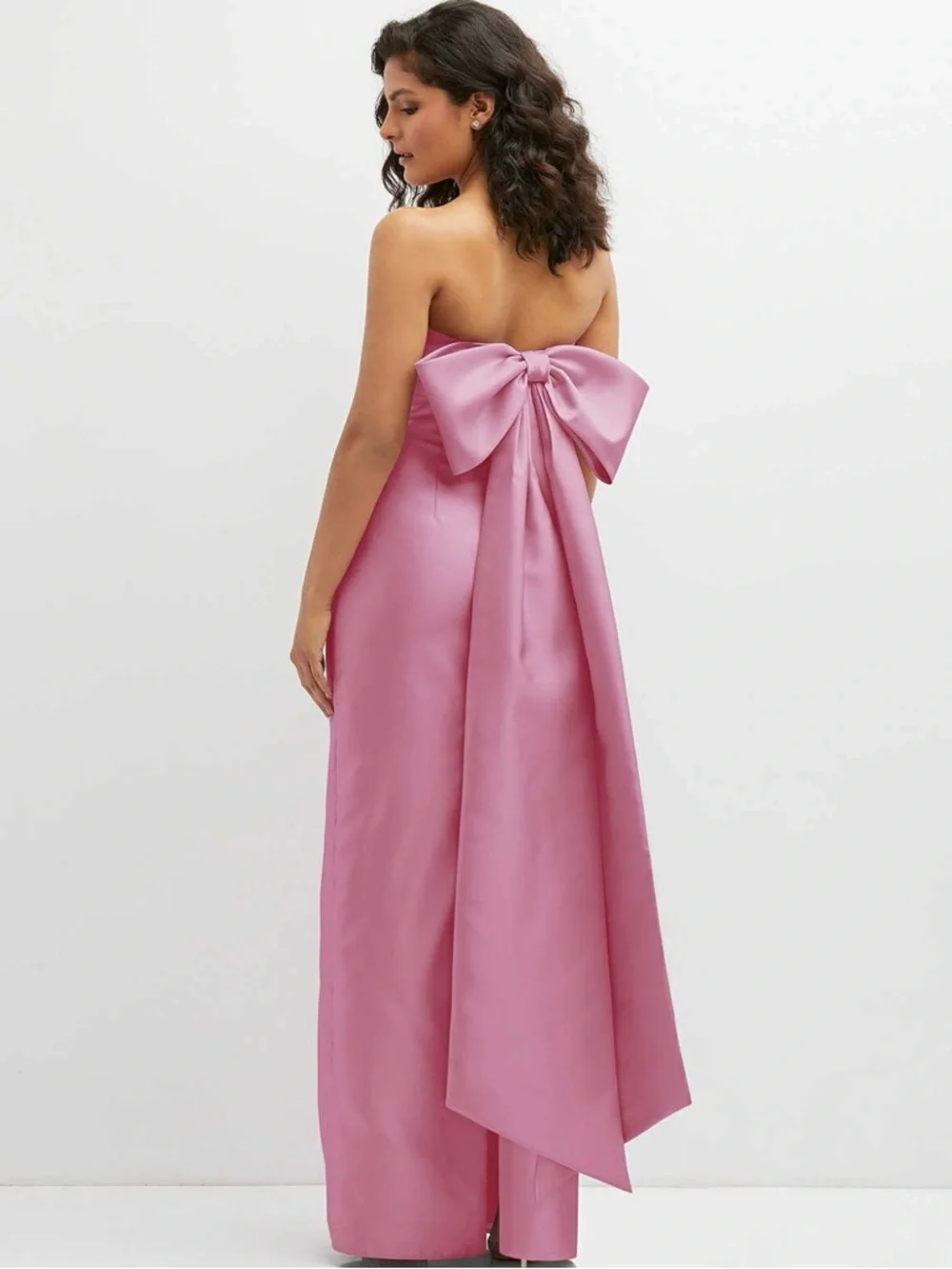 ALFRED SUNG PORTER · Strapless Dress in Powder Pink - Picture 2 of 4